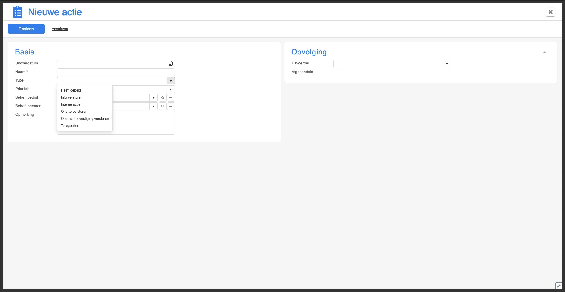 Actietypes 001